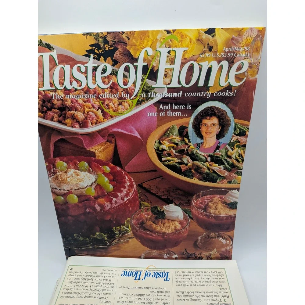 Lot of Taste of Home Magazines Vtg 1990s Christmas Thanksgiving Recipes desserts